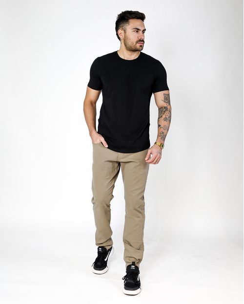 Calça Masculina Slim Caqui 21374 Unica