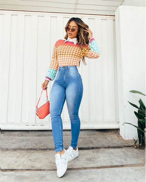 Calça Jeans Feminina Hot Fair  Extreme Power   20272 Unica