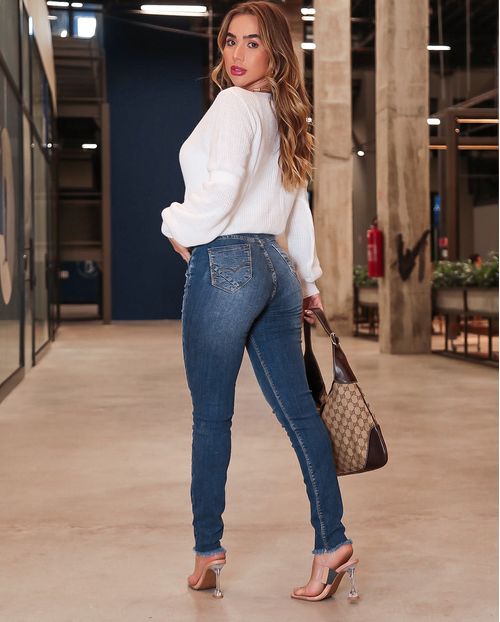 Calça Skinny C/elastano 20586 Unica