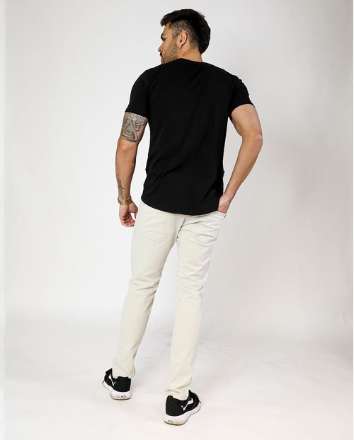 Calça Masculina Slim Off White  21376 Unica