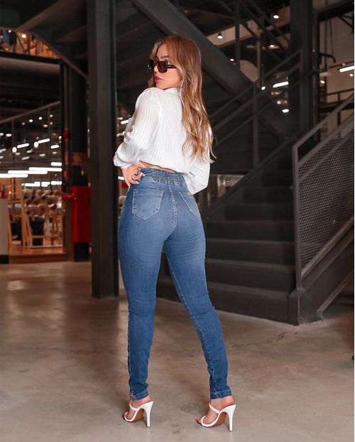 Calça Skinny C/elastano 20379 Unica