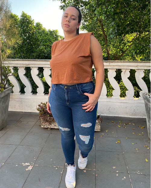 Calça Skinny Plus C/elastano 20952 Unica