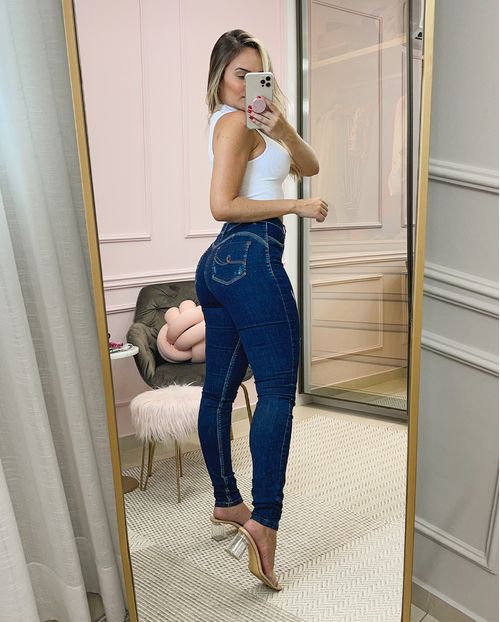 Calça Skinny Hot C/elastano 20582 Unica