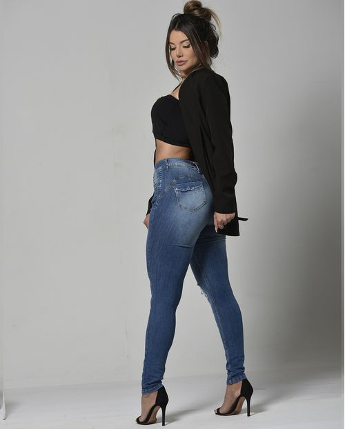 Calça Skinny C/elastano 20877 Unica