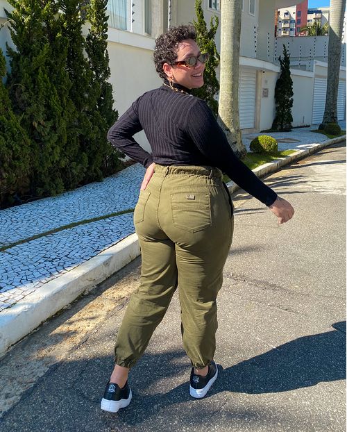Calça Jogging Rope Plus Verde Militar 02878 Unica