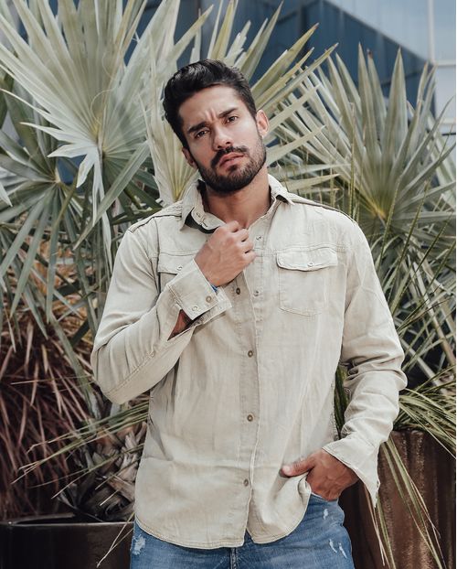 Camisa Masculina Color 19921 Unica