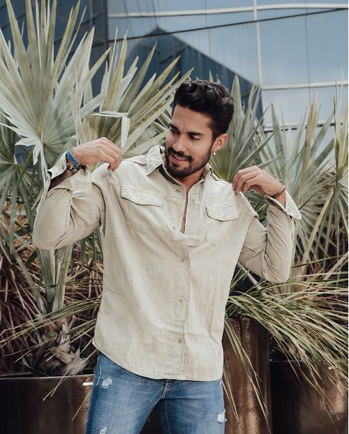 Camisa Masculina Color 19921 Unica