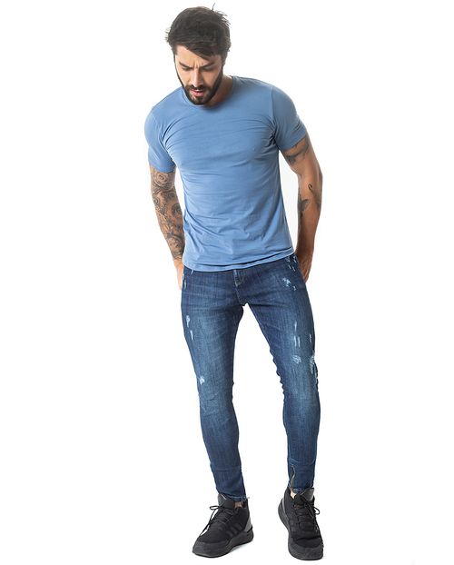 Calça Masc Super Slim Itália 20624 Unica