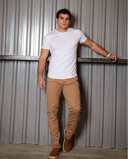 Calça Slim Caramelo 21375 Unica