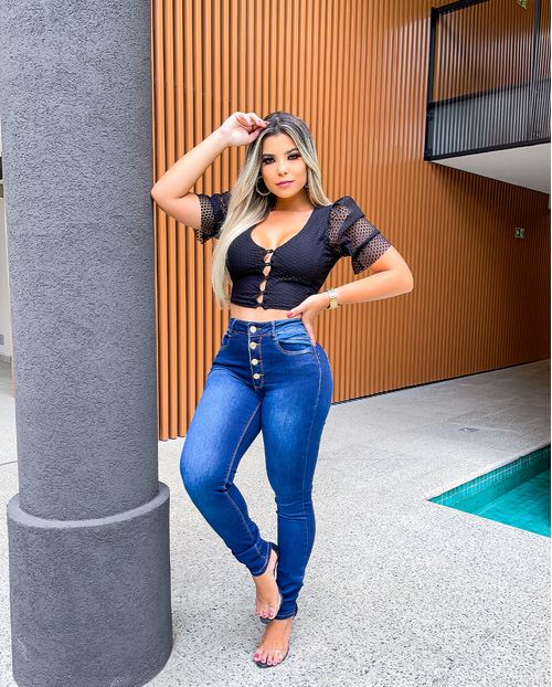 Calça Skinny C/elastano 20560 Unica