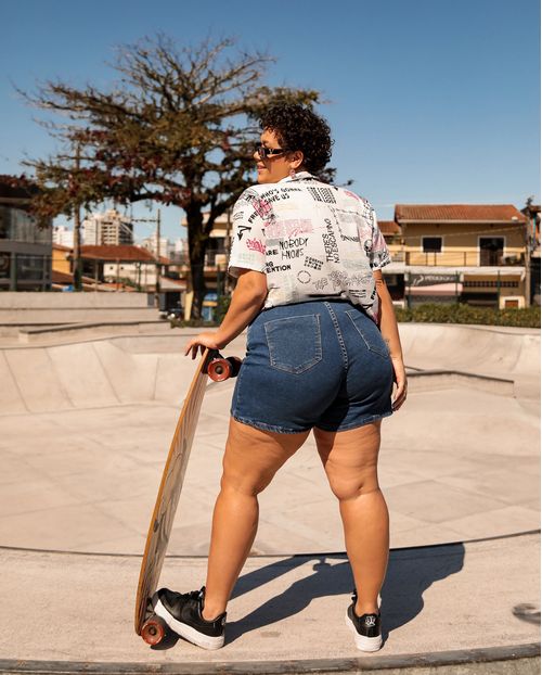 Shorts Plus Rope Escuro 22108e Unica