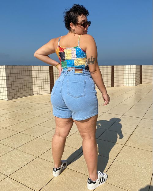 Shorts Plus Rope Claro 22108c Unica