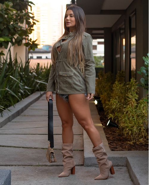 Parca Feminina Verde 20541 Unica
