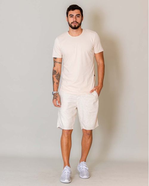 Bermuda Masculina Chino Linho 21619 Linho