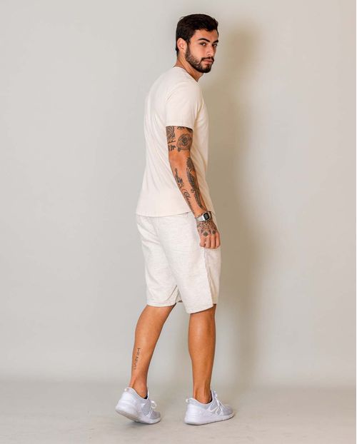 Bermuda Masculina Chino Linho 21619 Linho