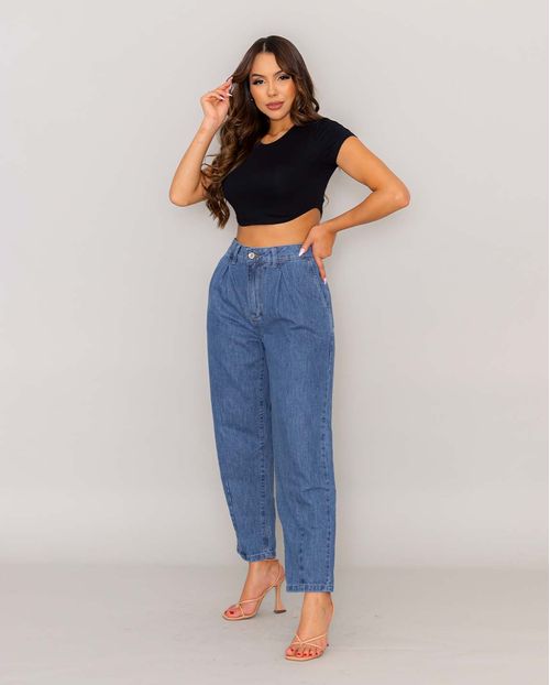 Calça Slouchy Algodão 19679e Unica