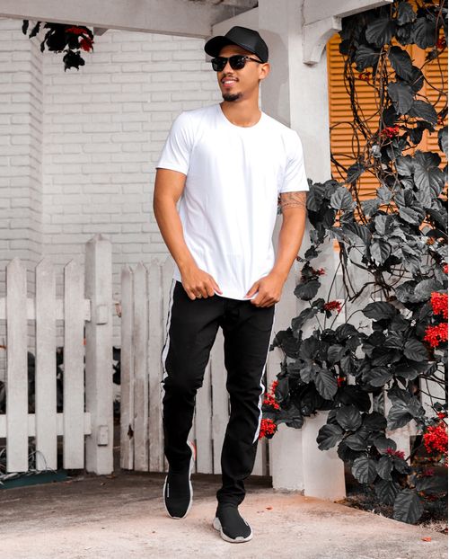 Calça Slim Itália 21144  Preto