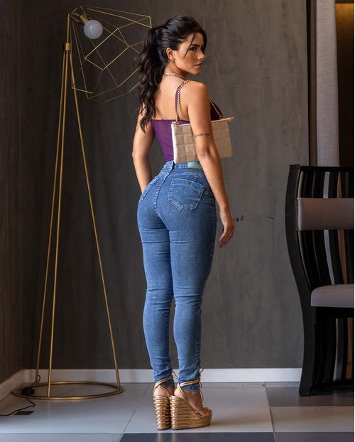 Calça Jeans Feminina Skinny Hot Fair Extreme Power  21797 Média