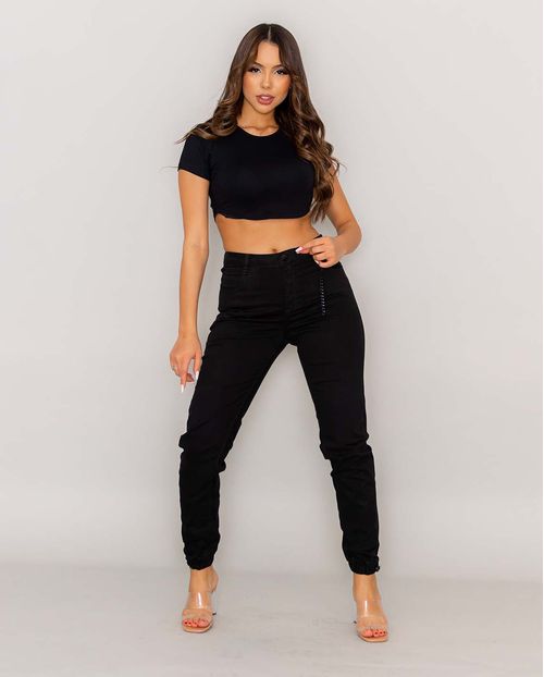 Calça Fem Jogging Preto Inv/21 20701 Unica