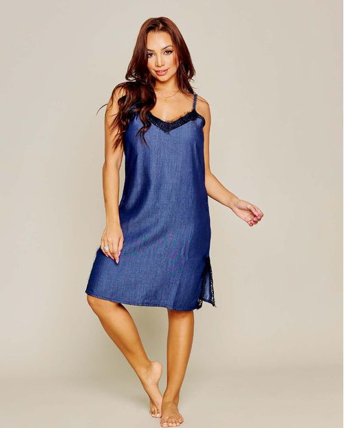 Camisola com Renda 0703a Unica