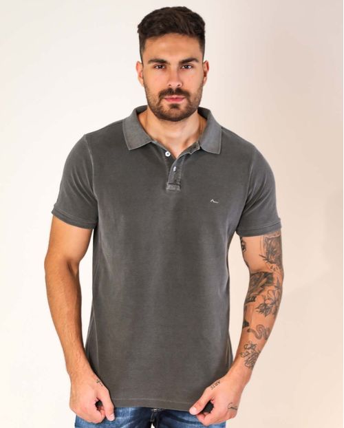 Camisa Masculina Polo Consciência 80047 Grafite