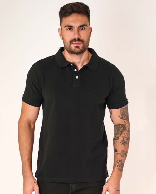 Camisa Masculina Polo Consciência 80047 Preto