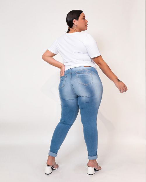 Calça Skinny Plus C/elastano 20897 Unica