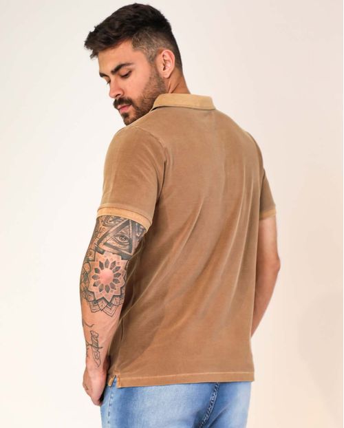 Camisa Masculina Polo Consciência 80047 Castor