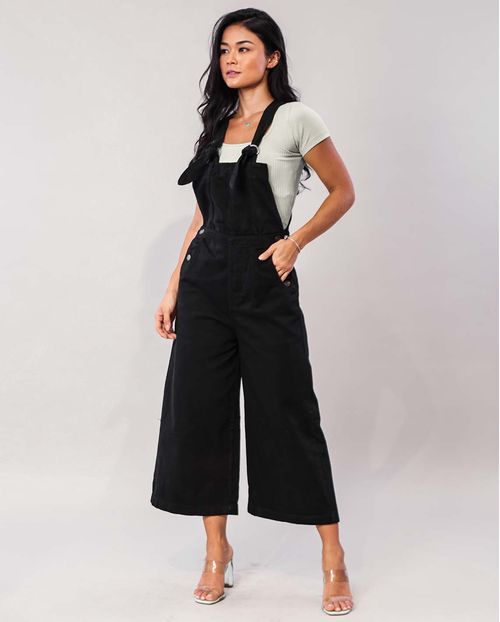 Macacão Feminino Preto Wide Leg   21085 Preto