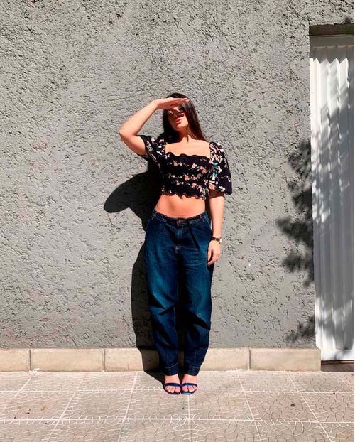 Calça Jeans Slouchy 18015 Escura