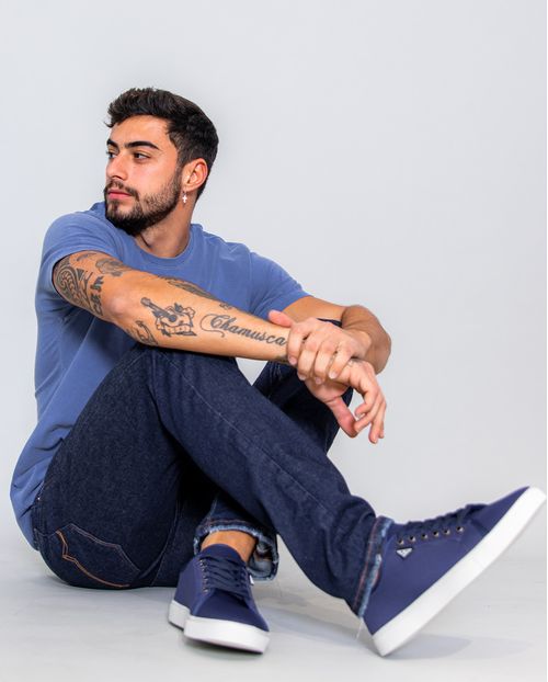 Calça Jeans Masculina Slim  Fit  22019 Escura