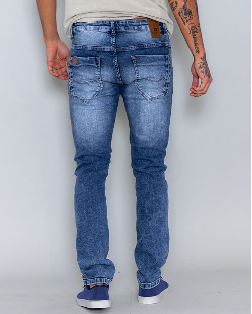 Calça Jeans Masculina Slim Fit 21971 Escura