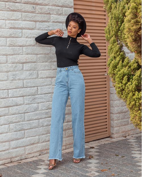 Wide Leg Ideal Para Mulheres Altas 21180 Clara