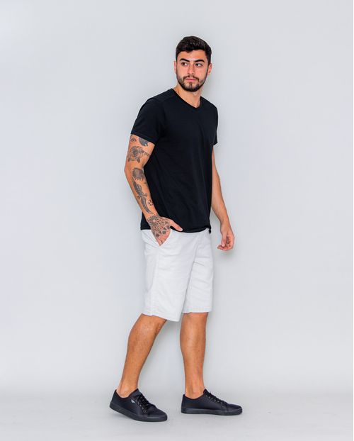 Bermuda Masc Chino Off White 11105 Off White