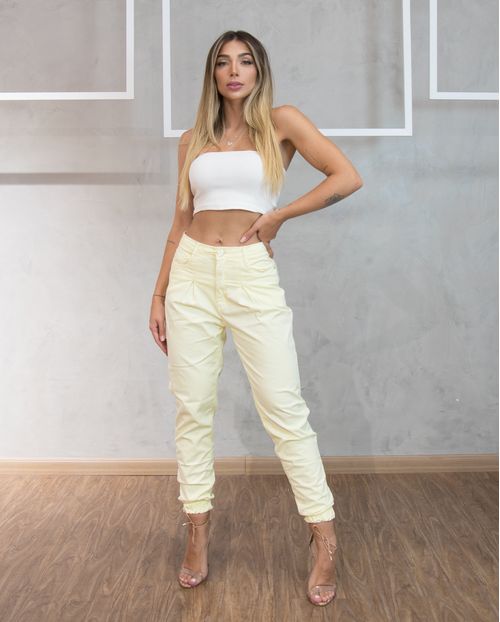 Calça Jogging  19961 Amarelo