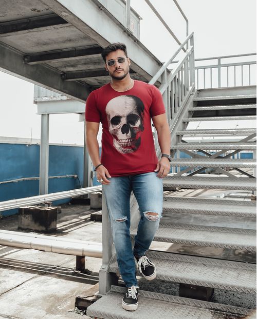 Calça Masc Slim Itália C/elastano 20137 Unica