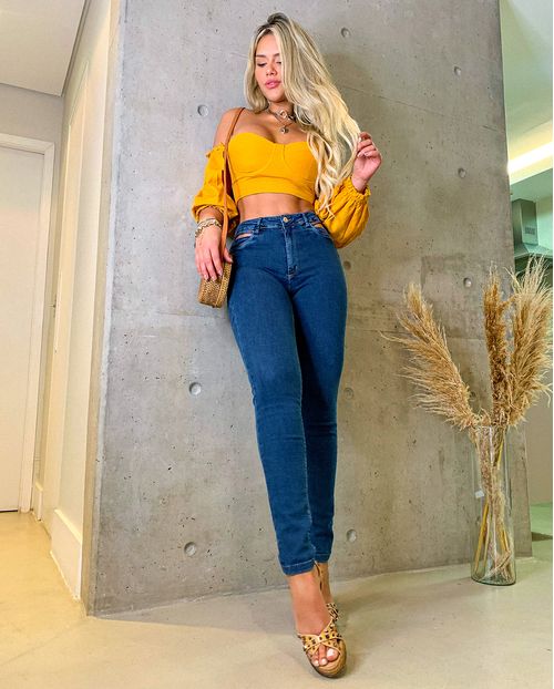 Calça Skinny C/elastano 20943 Unica