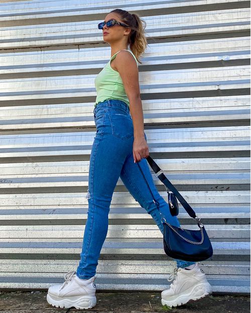 Calça Fem Mom C/elastano 20005 Unica