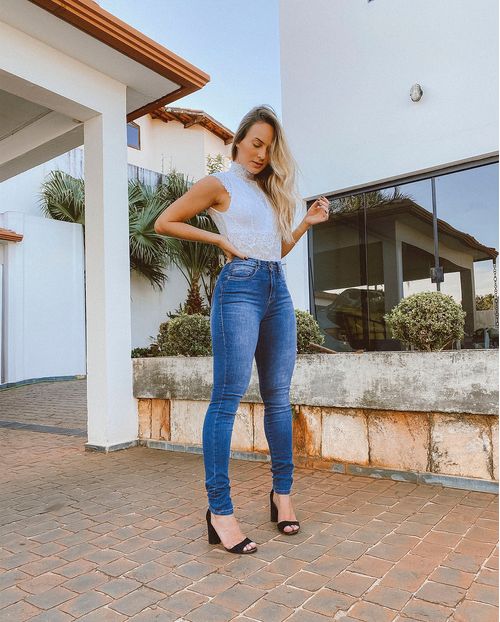 Calça Feminina Intermediaria  Consciência Jeans Coleção Concept 19523 Unica