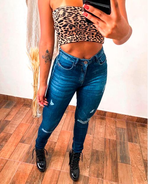 Calça Skinny C/elastano 19859 Unica