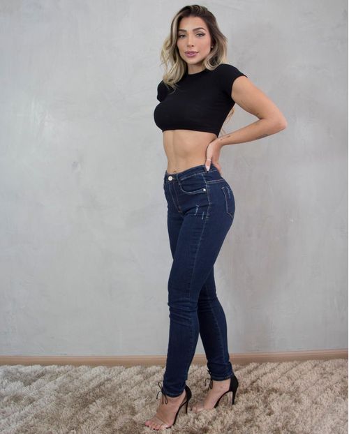 Calça Fem Intermediaria Consciência Jeans Coleção Concept 19969 Unica
