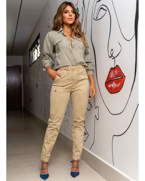 Calça Feminina Jogging  Collors Consciência Jeans Coleção Colors 19351 Unica