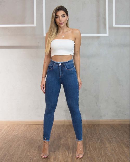 Calça Skinny C/elastano 19956 Unica