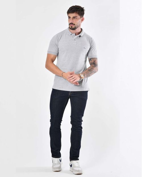 Camisa Masculina Polo Consciência 80049 Mescla