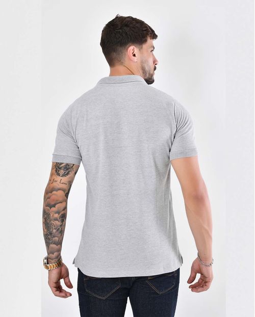 Camisa Masculina Polo Consciência 80049 Mescla