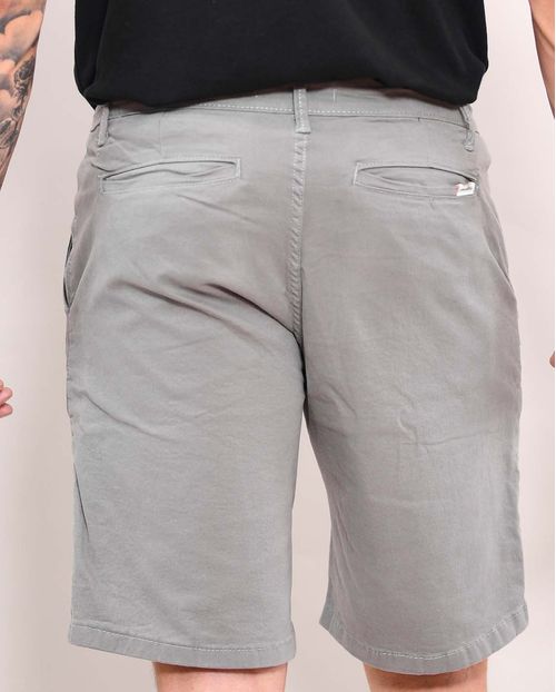 Bermuda Masculina Chino 11100 Cinza