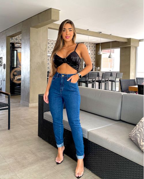 Calça Mom Vintage C/elastano 20462 Unica