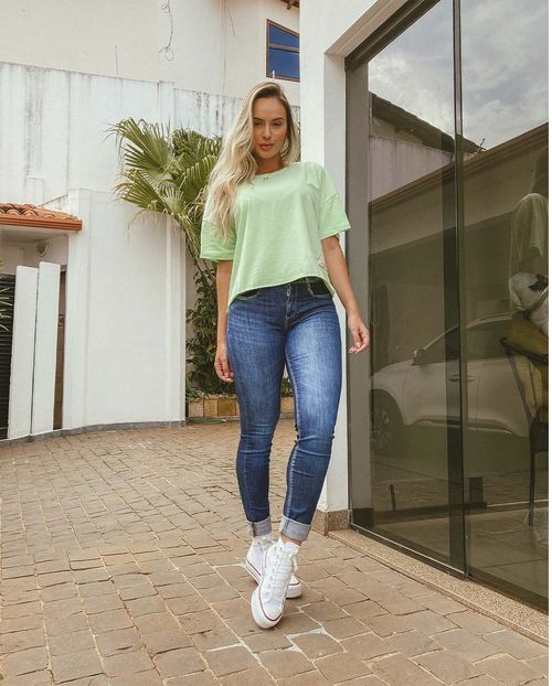 Calça Skinny C/elastano 20180 Unica