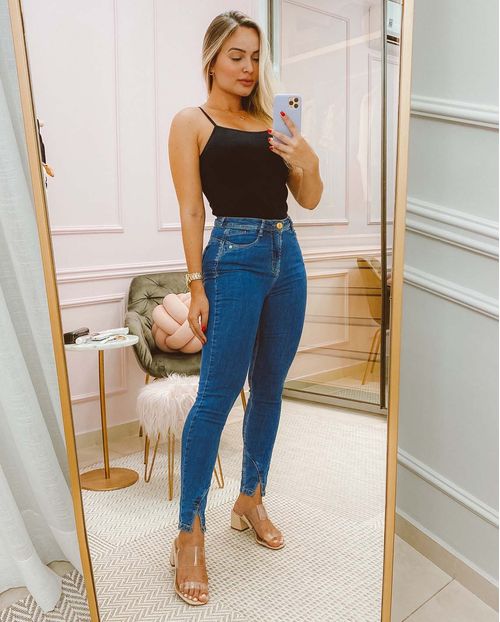 Calça Feminina Intermediaria Consciência Jeans Coleção Concept-20078 Unica
