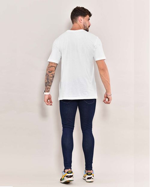 Calça Jeans Masculina Super Skinny  22318 Escura